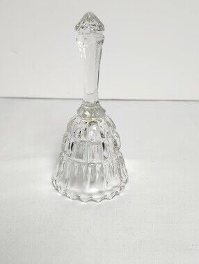 Zajecar 24% Lead Crystal Bell Made In Yugoslavia 5.25" Tall Collectible Glass